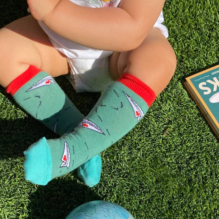 Calcetín Niño ECO Modelo Avion para venta al por mayor de ATRAPAPIES