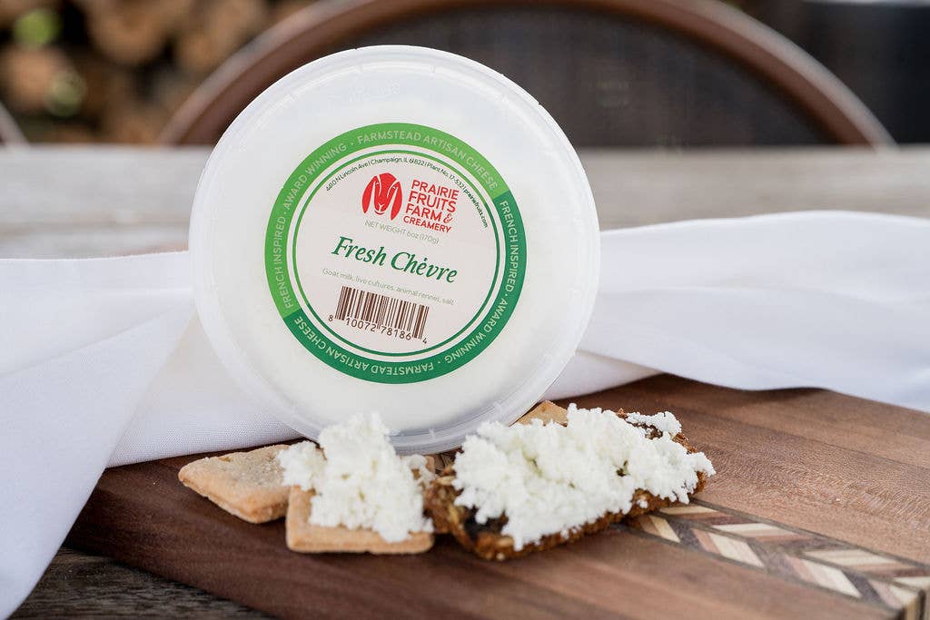 Prairie Fruits Farm & Creamery - Vente Fromages - Chevre- Boîte classique nature de 6 oz (fromage de chèvre à tartiner)1