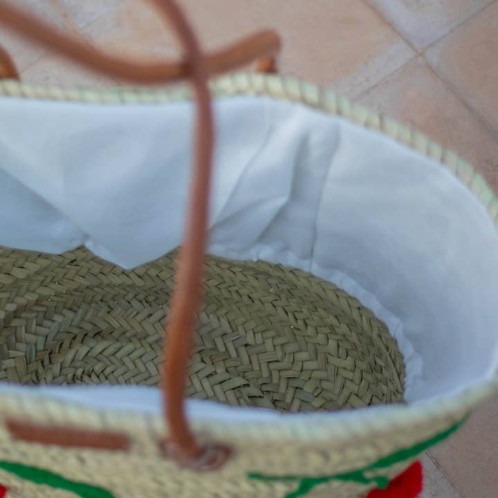 Maison Berber - Wholesale Strandtas - Handgemaakte strooien boodschappentassen5