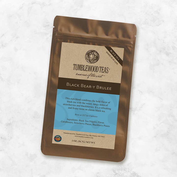 Black Bear-y Brulee for wholesale by Tumblewood Teas