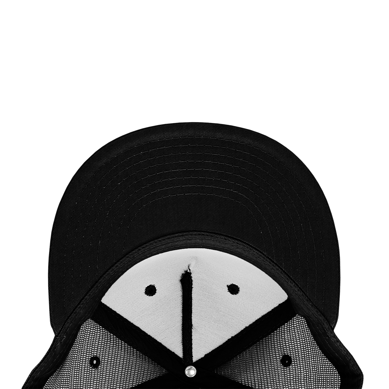 The Park Wholesale - Wholesale Truckerpet - Uniseks - Decky 1040 - Blanco Trucker Snapback-hoeden met 5 panelen - 104042