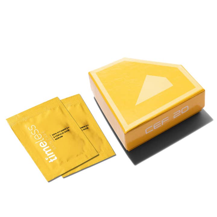 20% Vitamin C + E Ferulic Acid Serum | Pouches for wholesale by Timeless Skin Care