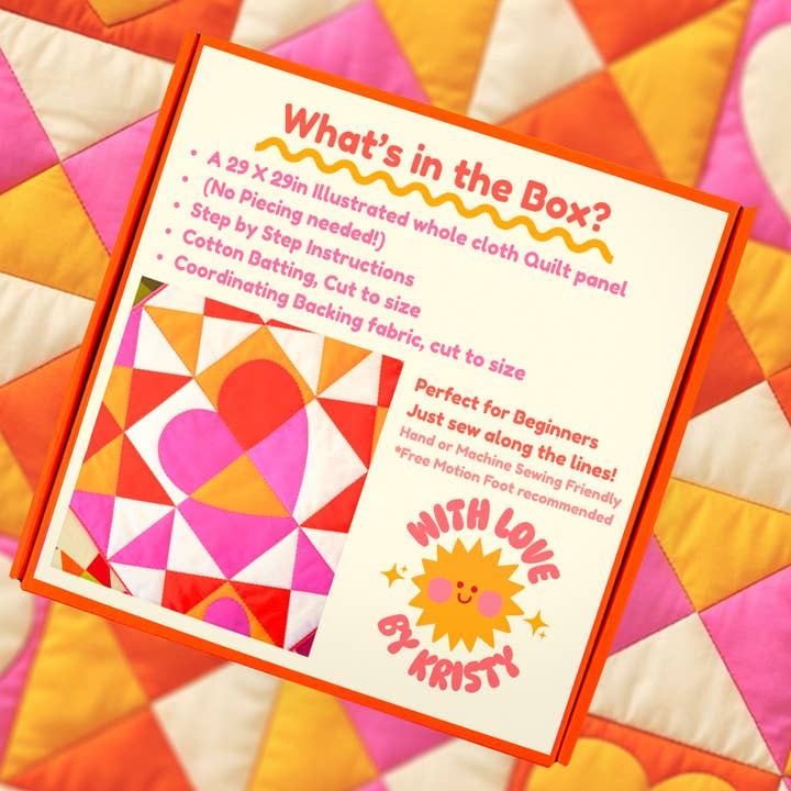 With Love by Kristy - Wholesale Craft Sewing Kit - The Color Me Quilt Kit1