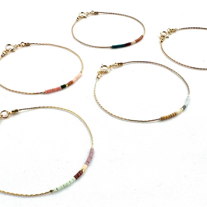 Ocean Breakup - Wholesale Beaded Bracelet - Springtime Minimalist Beaded Bracelets
