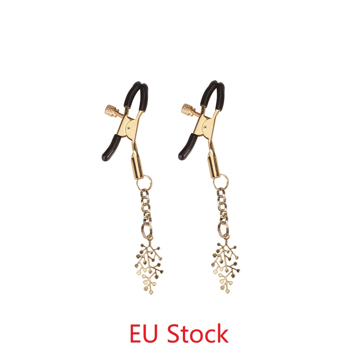 Liebe Seele - Wholesale Sex Toy - Gold Nipple Clamps (Two Pieces A Set)8