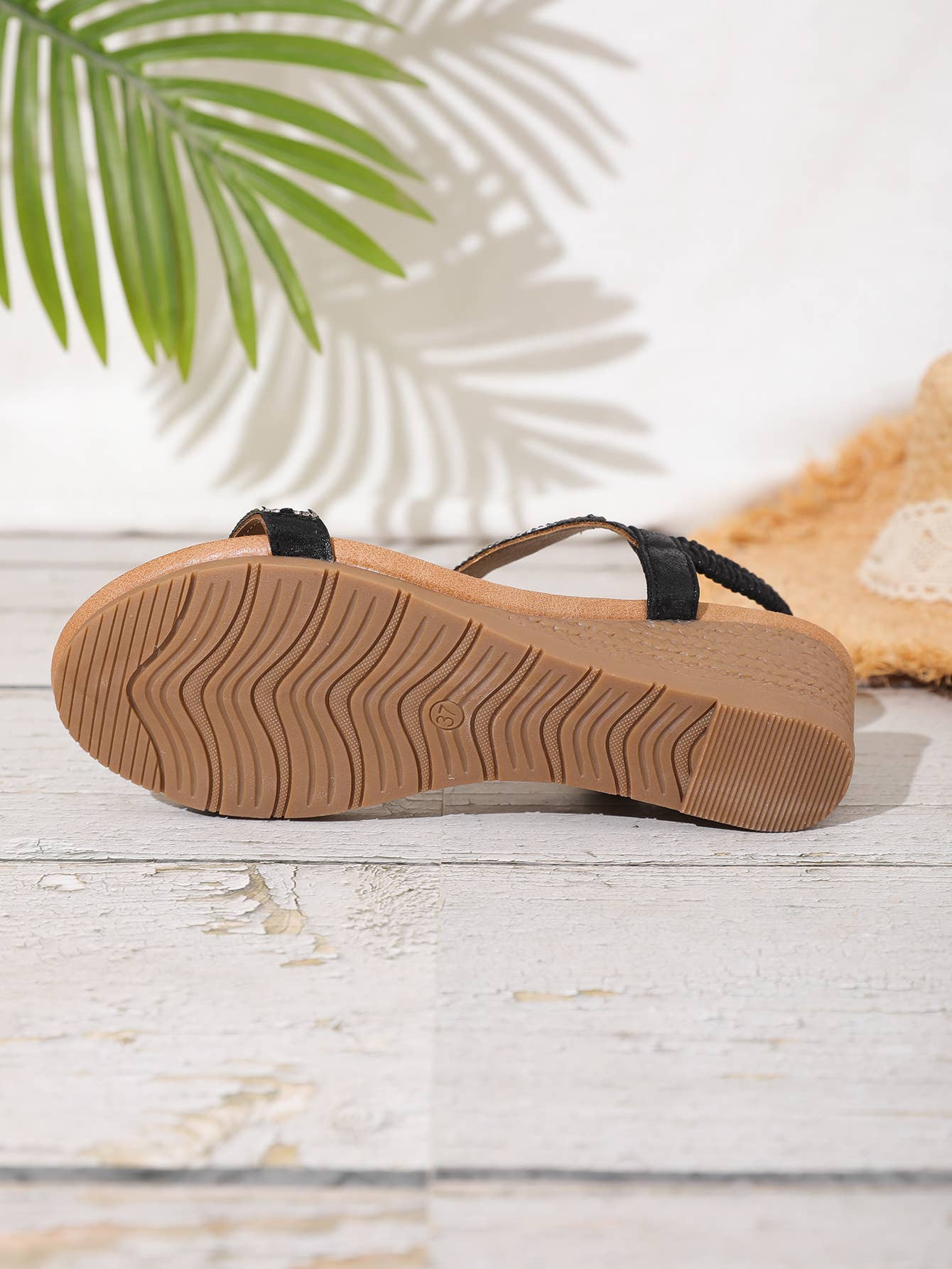 Rentoes – wholesale Sandals – Women's – Ladies' Full Diamante Braided Strap Wedged Sandal JS698-311