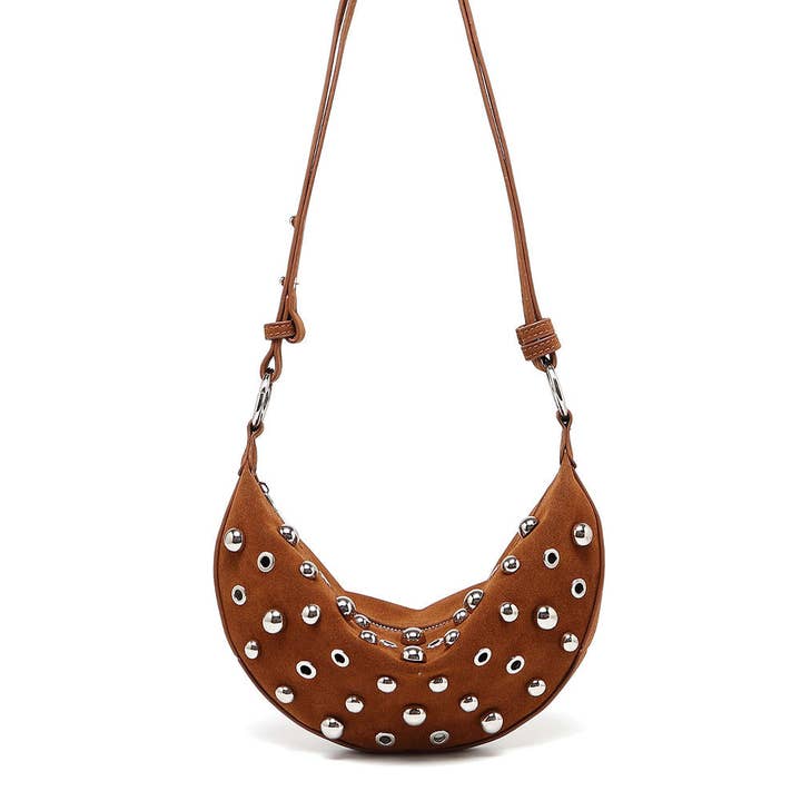 Dipped Shop - Wholesale Shoulder Bag - Women's - Studded Punk Rock Handbag Shoulder Bag DP25F7016