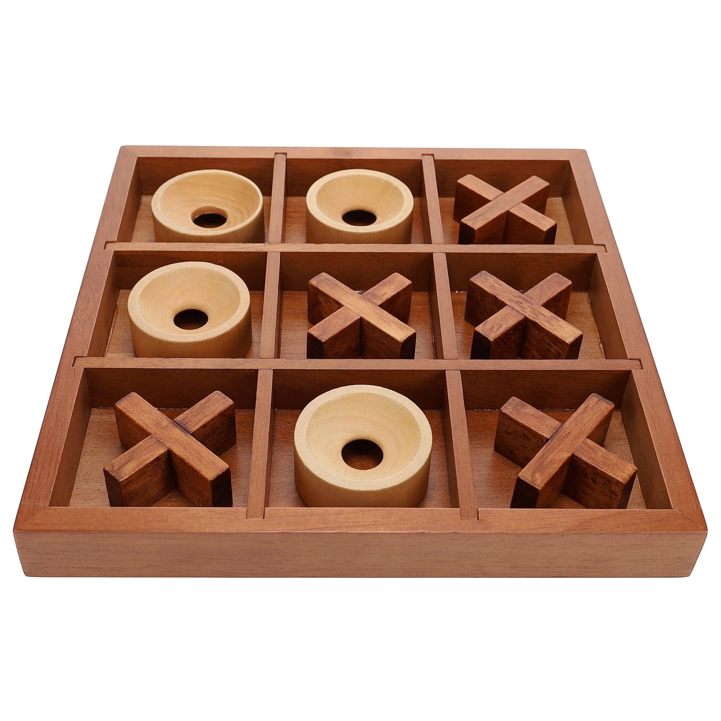 Wood Expressions - Venta al por mayor Juegos de mesa - Juego de mesa de madera Tic Tac Toe6