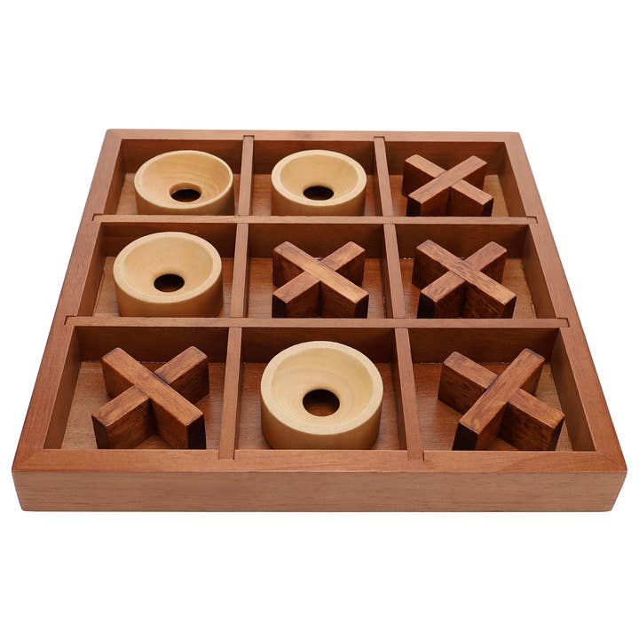 Wood Expressions - Venta al por mayor Juegos de mesa - Juego de mesa de madera Tic Tac Toe6