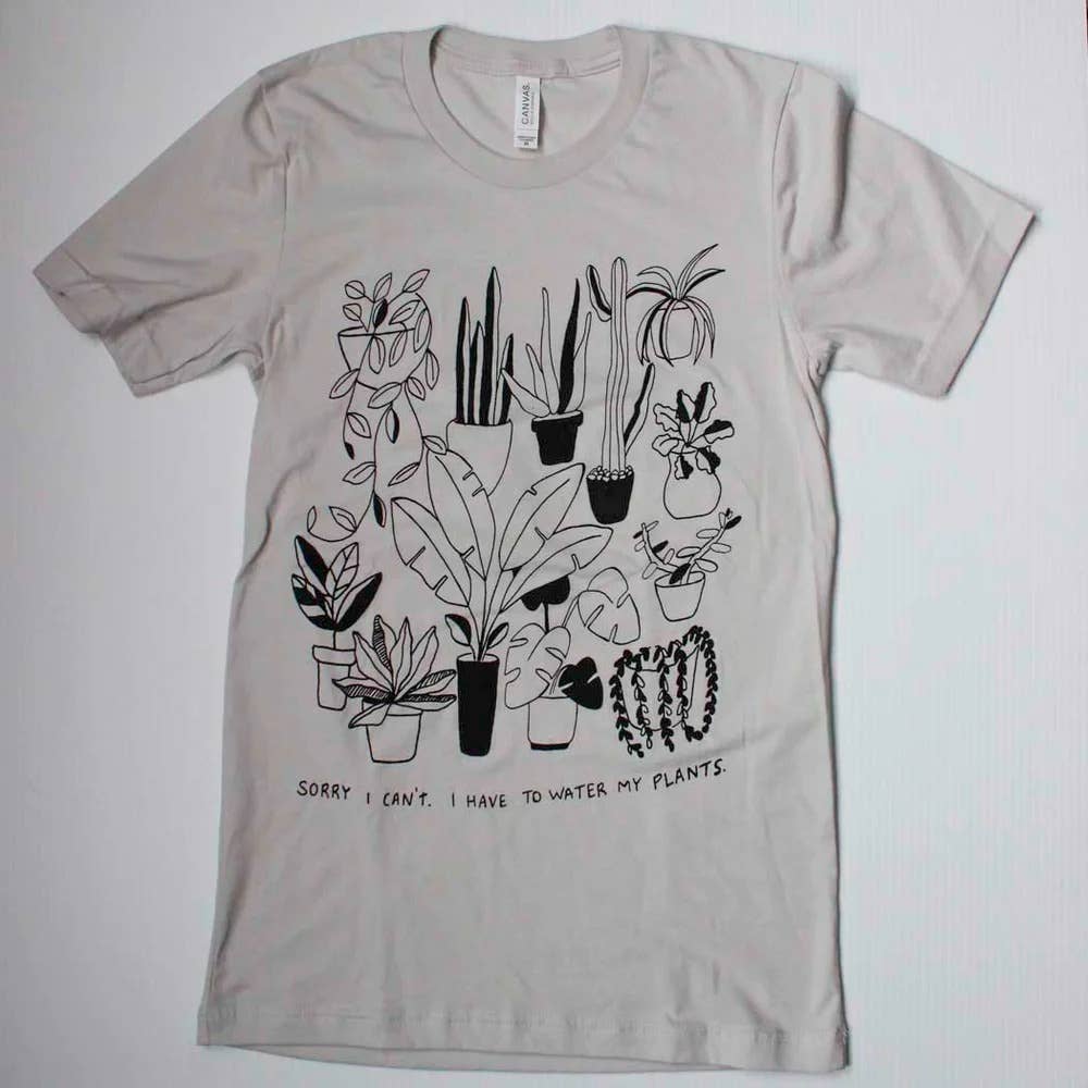 Yonder Studios - Wholesale Screen Printed T-Shirt - Women's - Water My Plants Shirt1