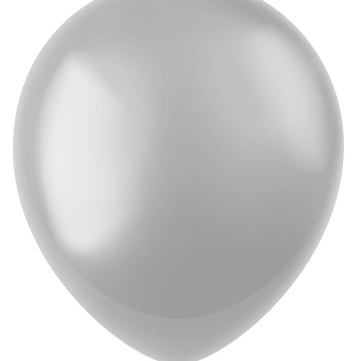 Ballonnen Moondust Silver Metallic 33cm - 50 stuks voor wholesale door Folat BV