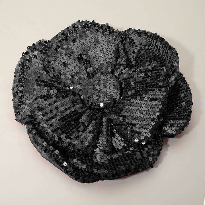 Sensibling Corp. - Wholesale Fascinator hat – Women's - Sequin Flower Fascinator / Pin Brooch / Hair Band / Headband11