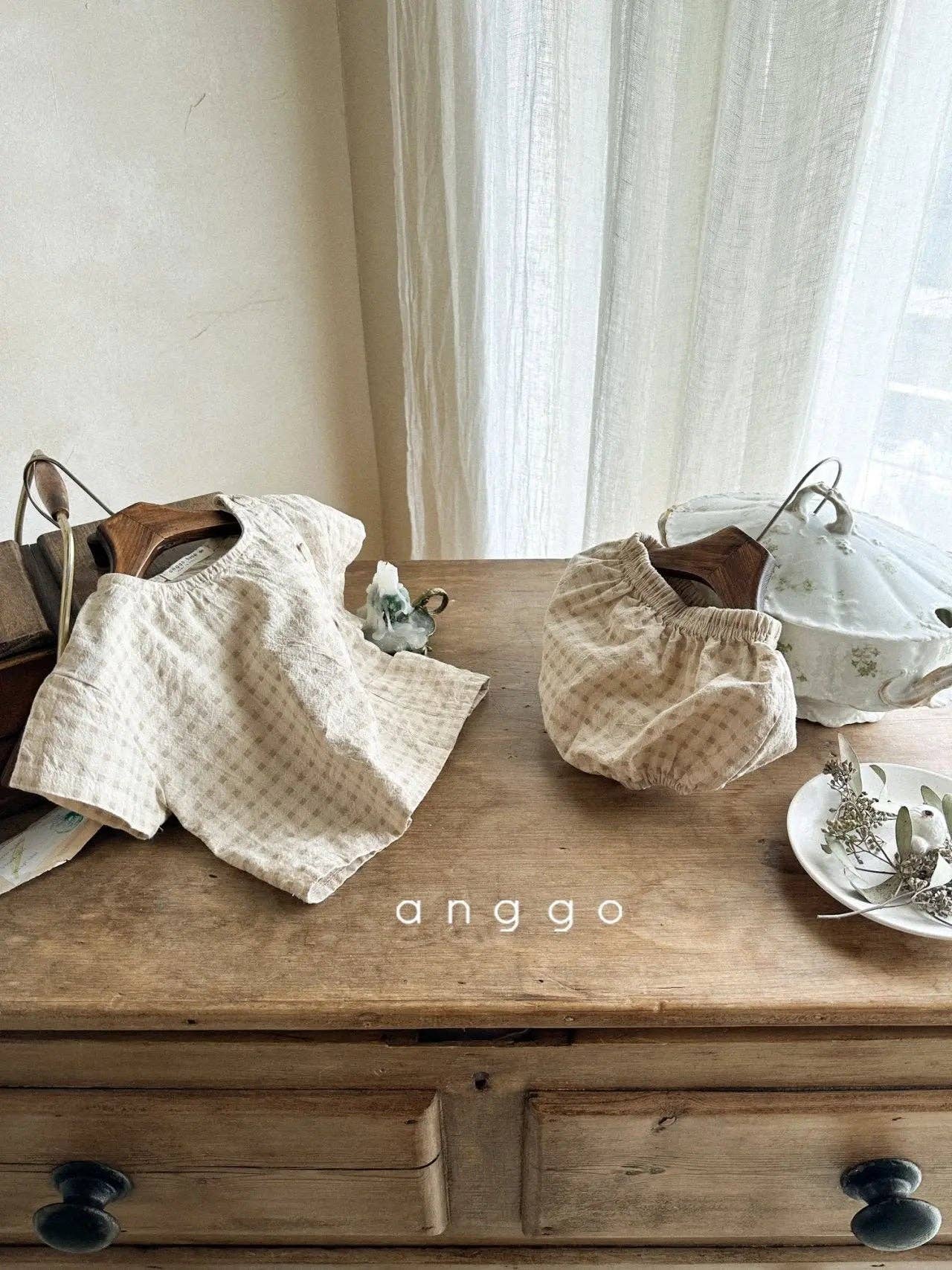 Cozy Kidz - Vendita all'ingrosso Completo top e pantaloni - Neonati - Completo Bebe Cinamon con Maglia e Pantaloni0