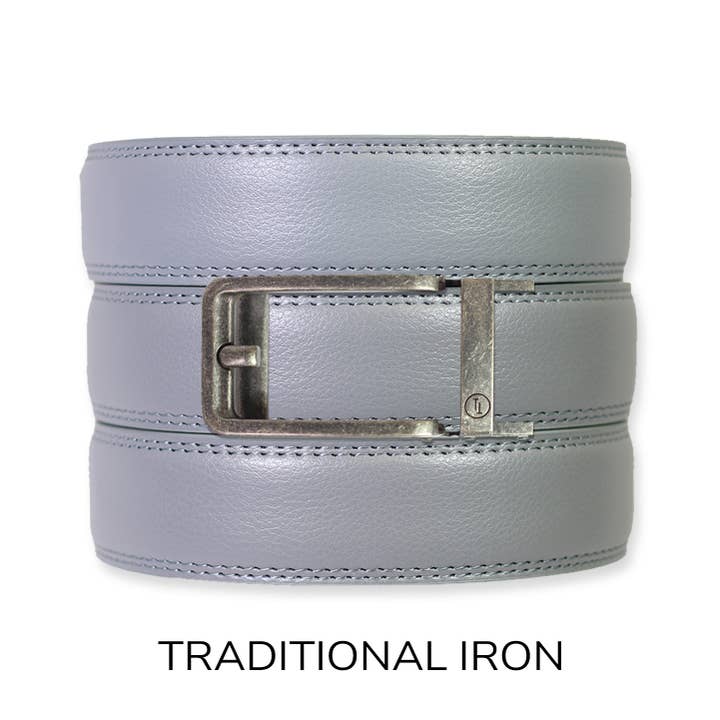 Tough Apparel - Wholesale Belt - Men's - Slate Leather Ratchet Belt & Buckle Set2