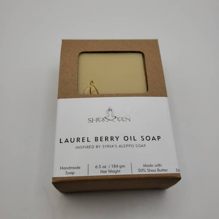 LAUREL BERRY OIL SOAP for wholesale by Sheaxeen Soapery
