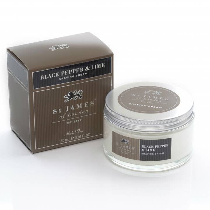 BP&L Shave Cream Jar 150ml for wholesale by St James of London