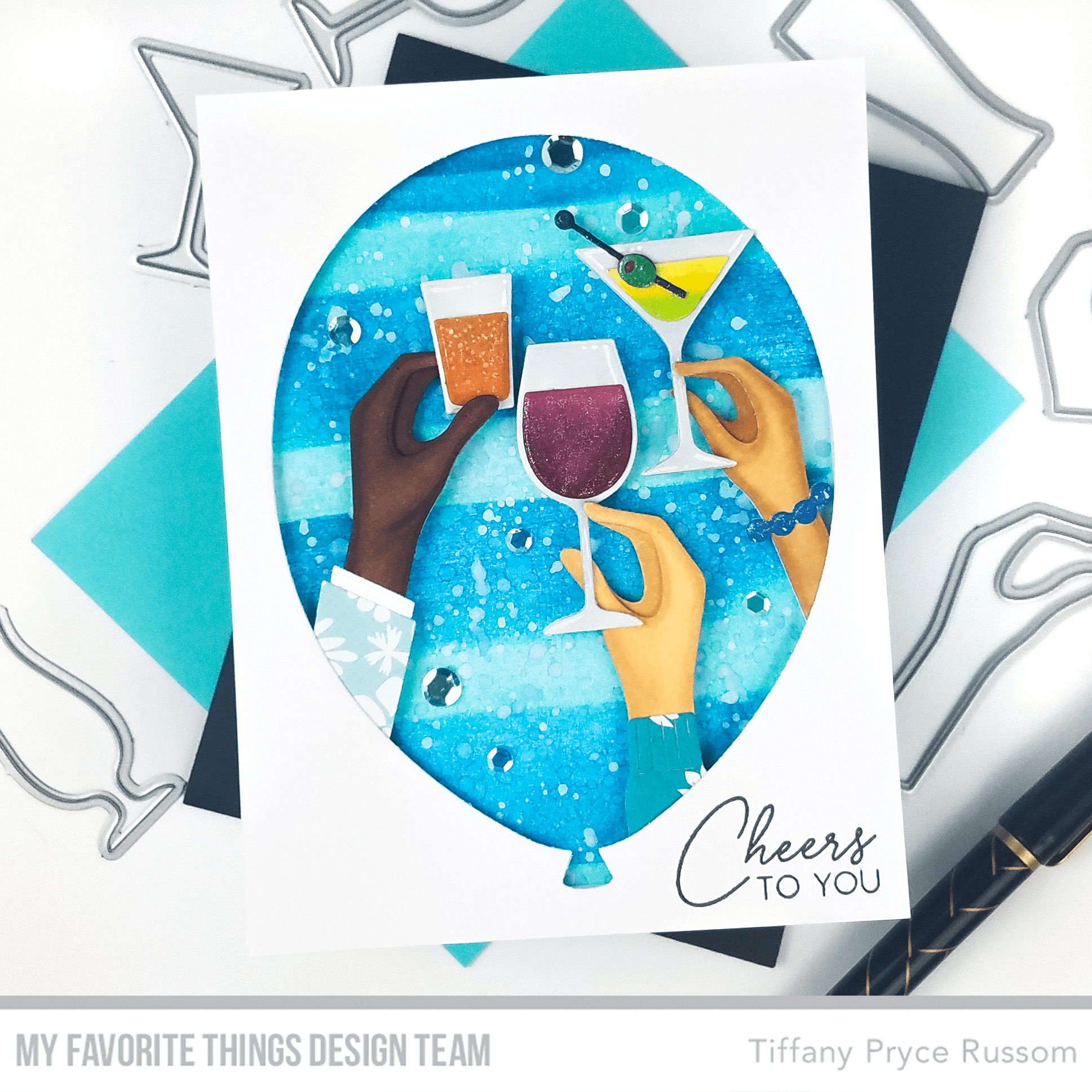 My Favorite Things - Wholesale Verjaardagskaartje - Hef een glas22