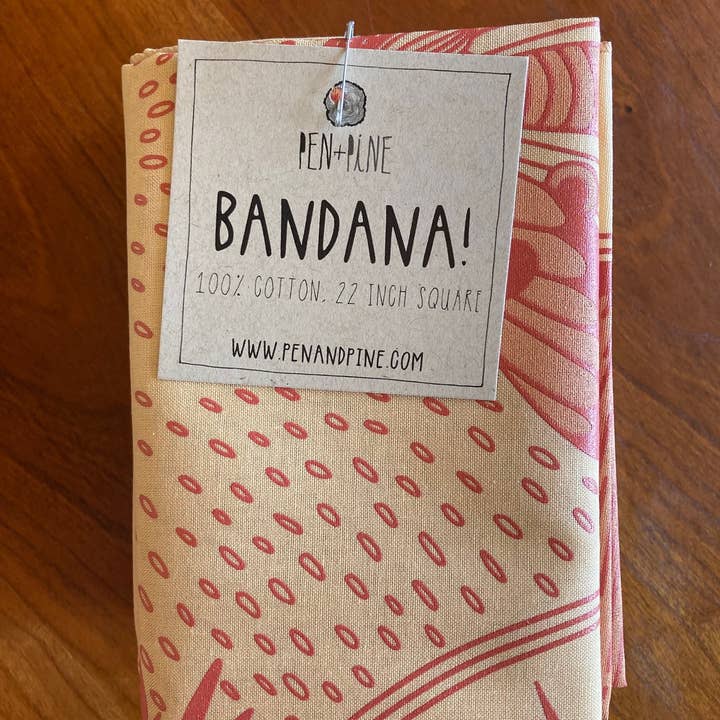 Pen+Pine - Wholesale Bandana - Women's - Pink Cosmos Bandana