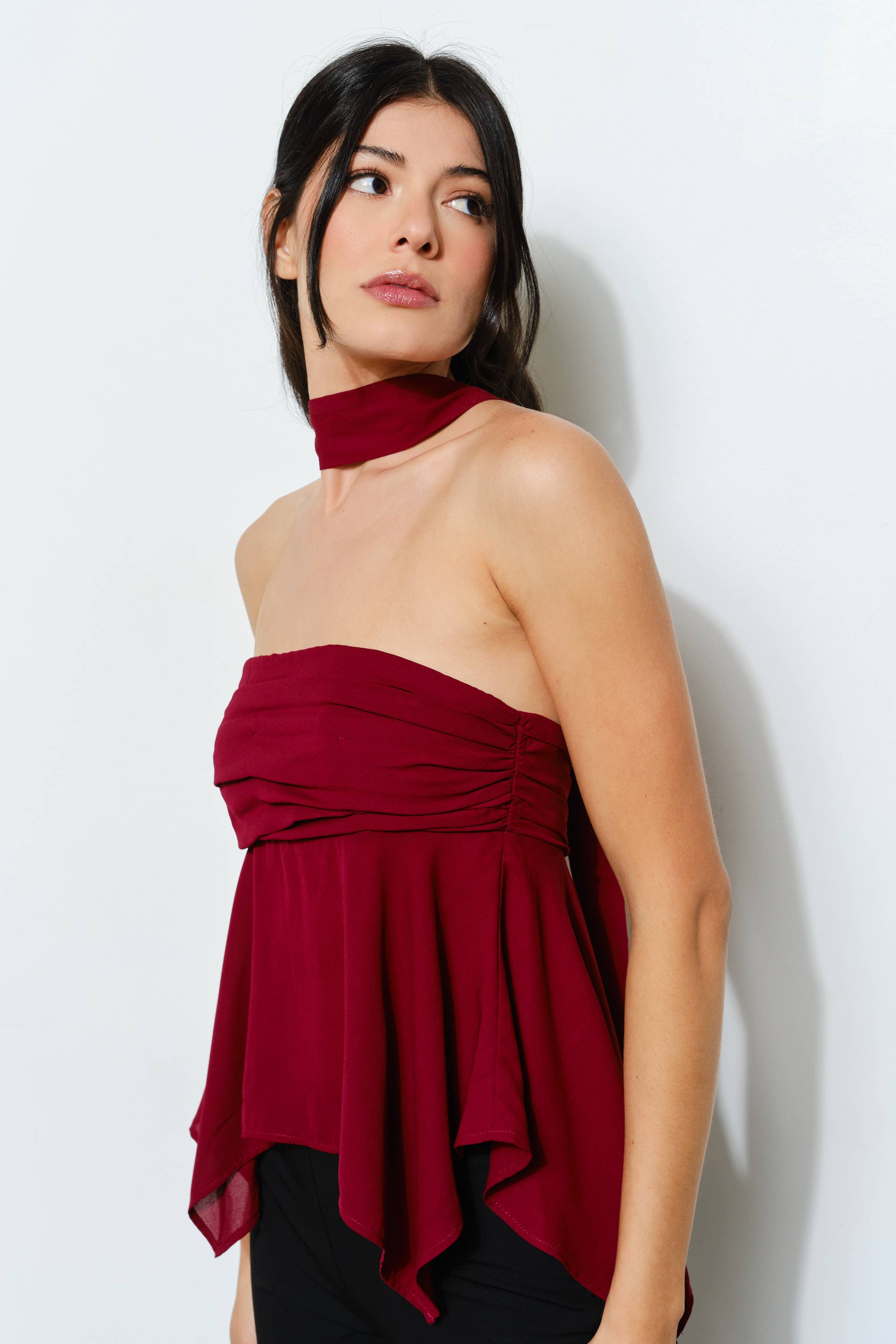 Pretty Garbage - Wholesale Blouse - Women's - JENNIE STRAPLESS TOP - Flirty, Romantic, Night Out1