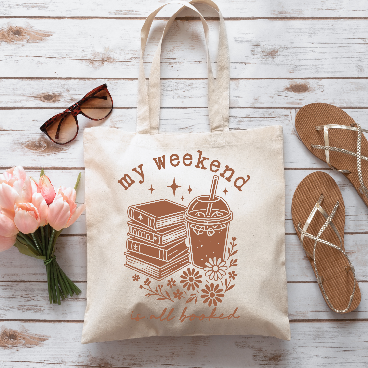 The Gift Genie LLC - Wholesale Tote Bag - Women's - My Weekend Is All Booked - Tote Bag1