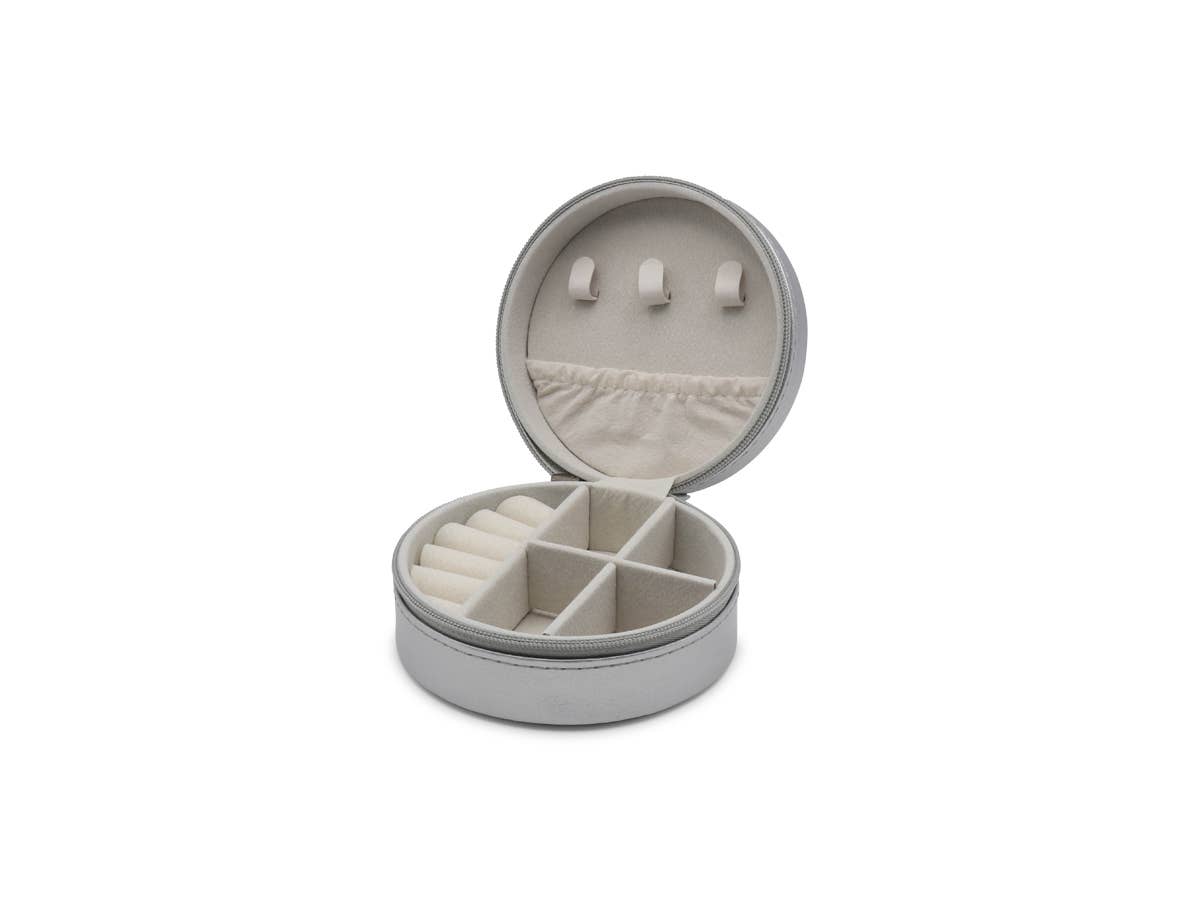 Big Metal London – wholesale Jewellery box/organiser – Camellia Small Round Jewellery Box3