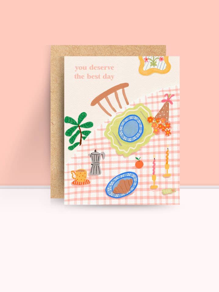 You Deserve the Best Day Card for wholesale by All My Love Stationery