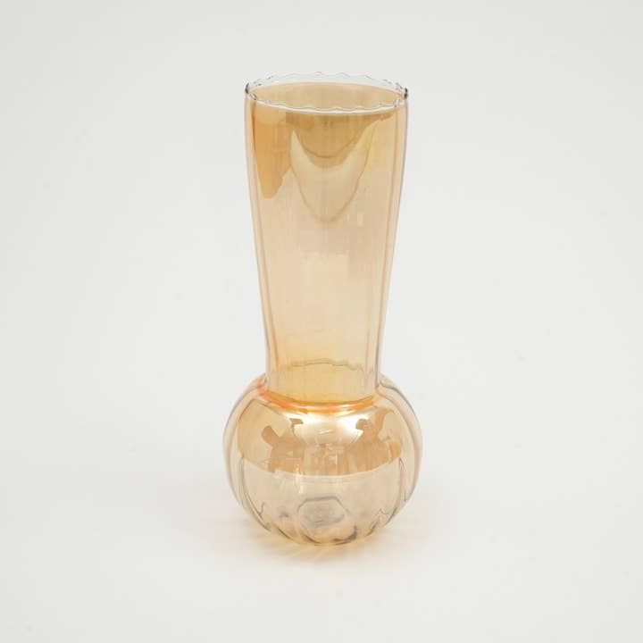 ExpoBazaar - Wholesale Vase - Glass Vase | Whimsy Whirlpool Large Vase | 5.50X10"2