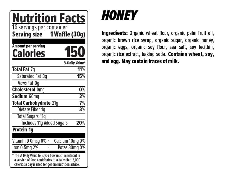 One Bay Distribution - Wholesale Oral Supplement/Vitamin - Honey Stinger Energy Waffles, 12 Pack, Honey2