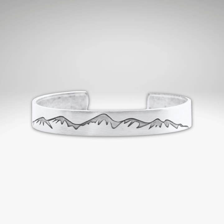 Daphne Lorna - Wholesale Cuff Bracelet - Snowcap Mountains Cuff Bracelet