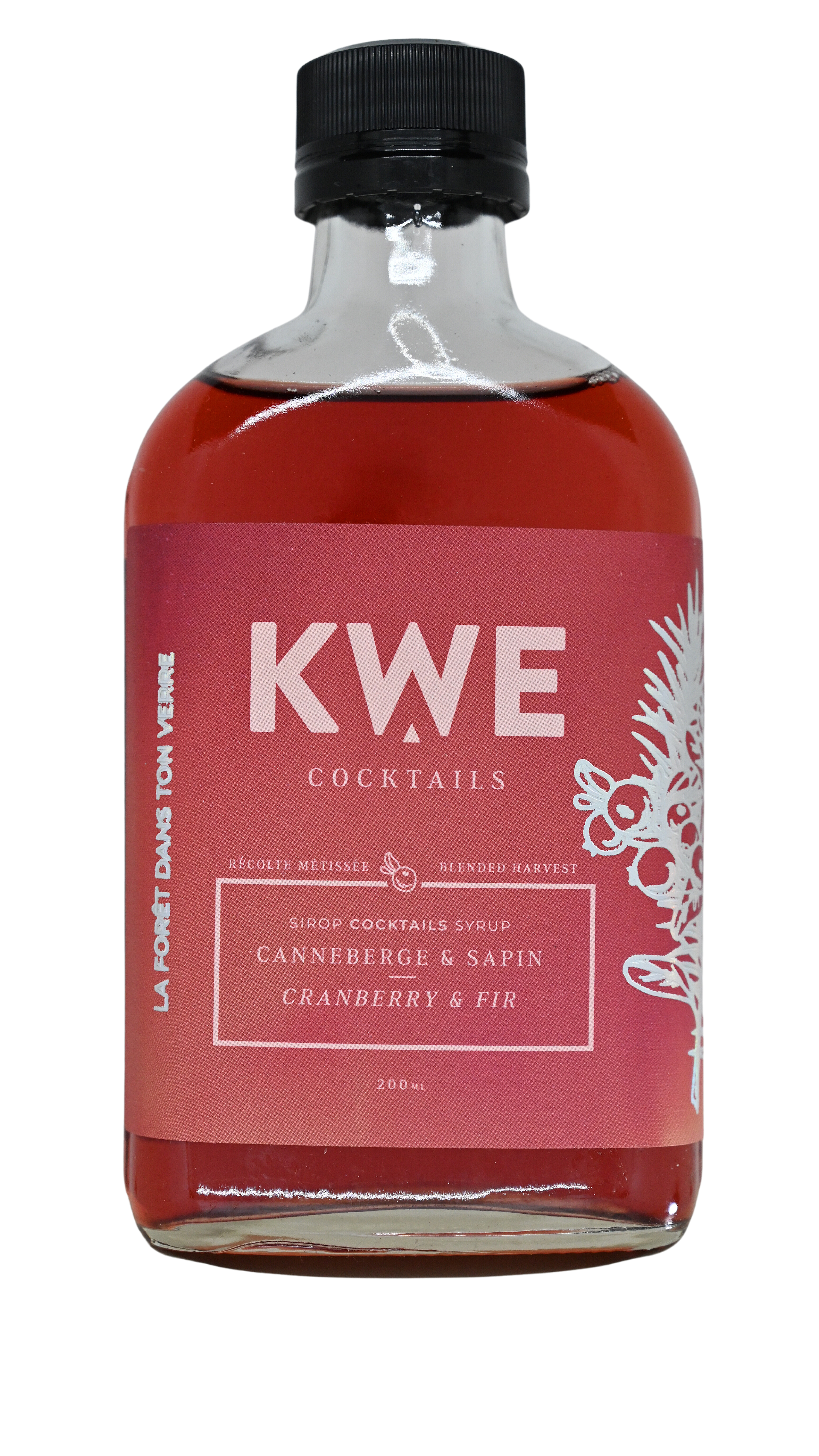 Kwe cocktails - Wholesale Cocktail Mix/Syrup - Cranberry & Balsam Fir4