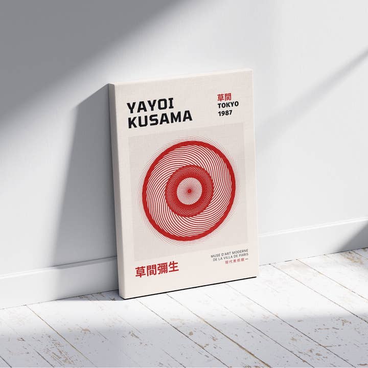 House Prints - Wholesale Art Print - Tokyo 1987 - Yayoi Kusama - Framed Canvas Wall Art Print