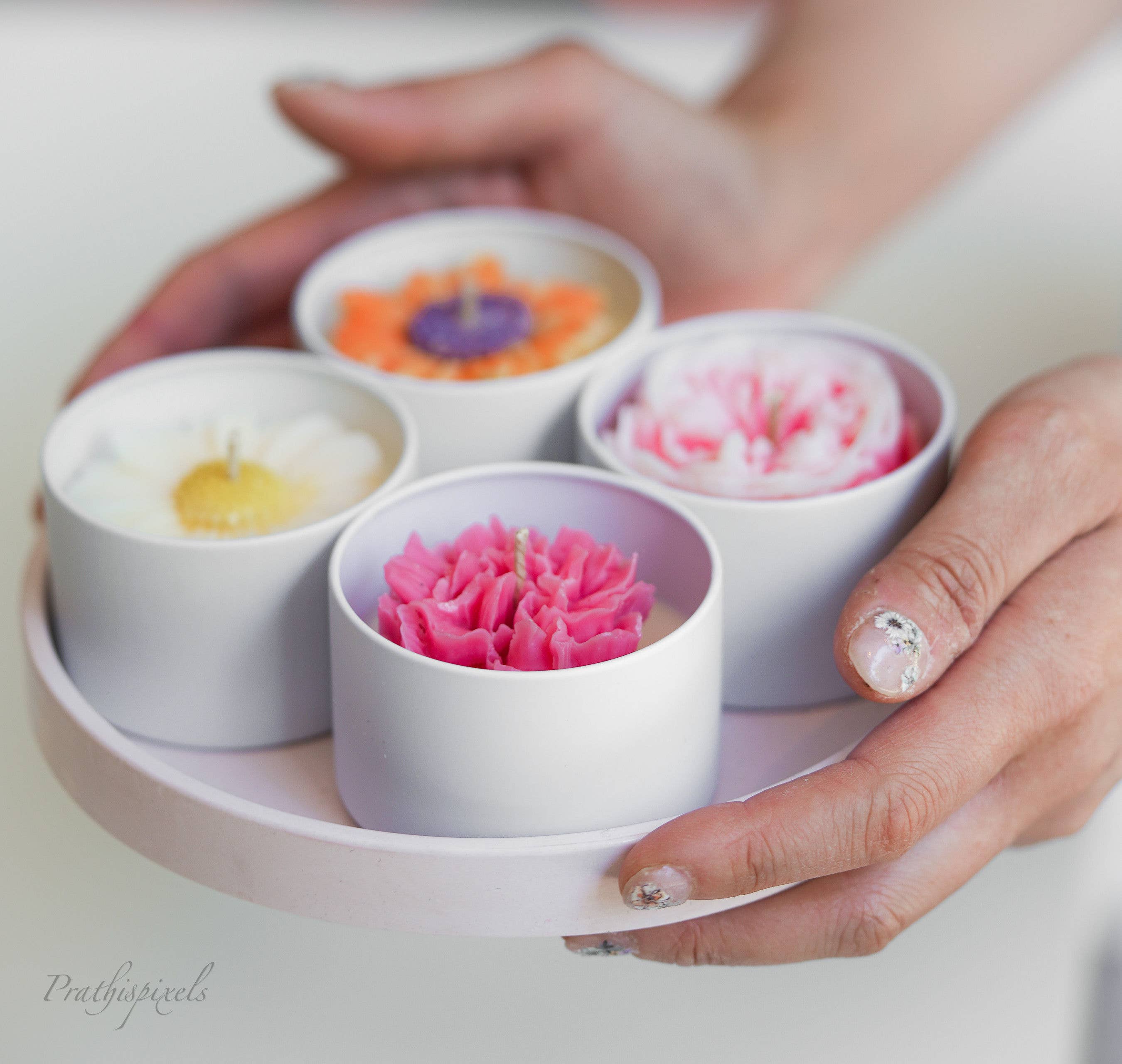 Oh Sweet Candles – wholesale Jar/filled candle – Forbidden Fruit (Carnation) - Pomegranate 90g Scented Candle1