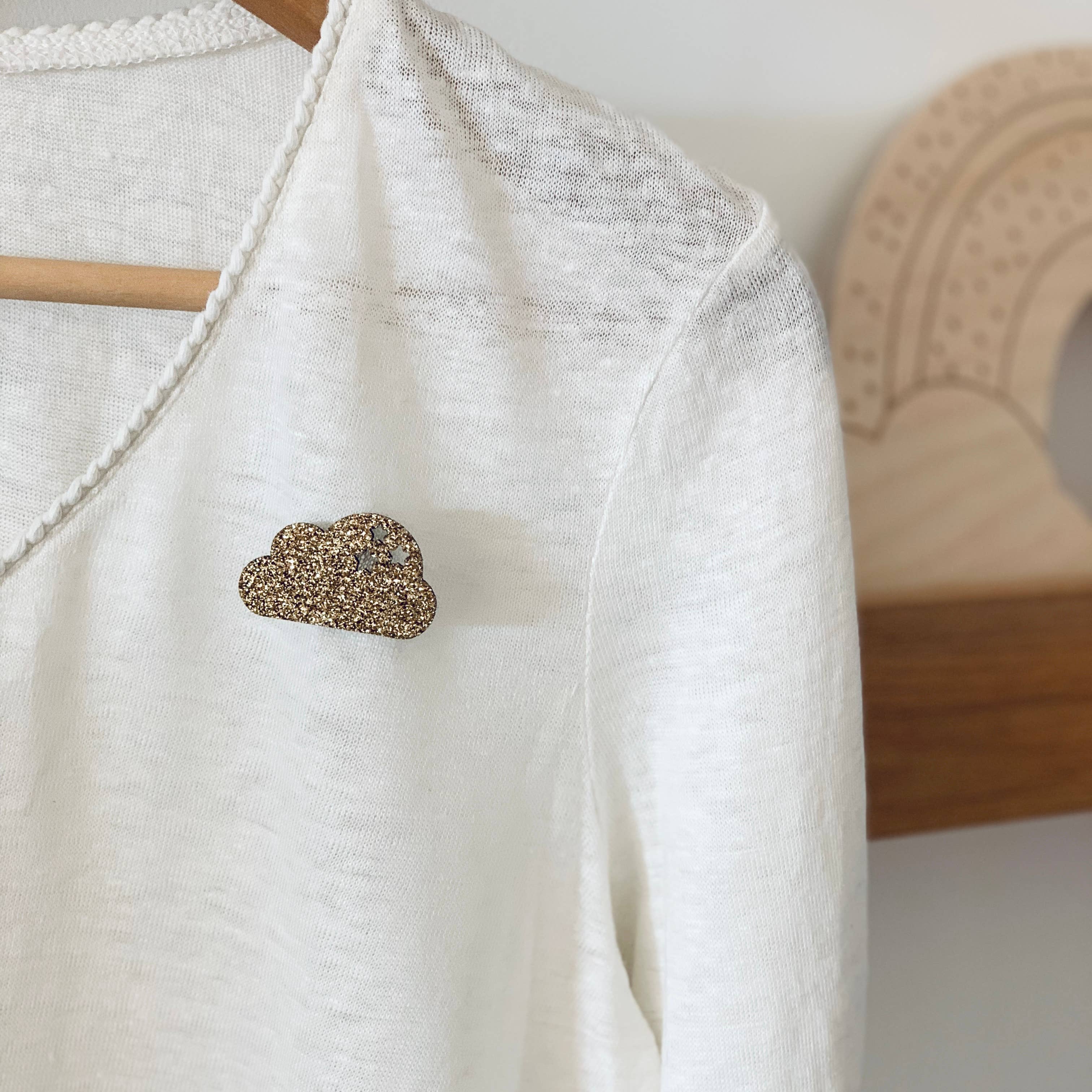 Les Petites Hirondelles - Wholesale Brooch - Glitter brooch - Cloud3