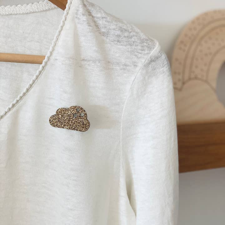 Les Petites Hirondelles – wholesale Brooch – Glitter brooch - Cloud3