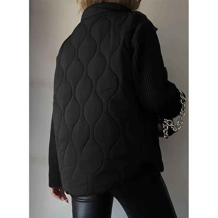 UNISHE - Wholesale Outerwear Vest - Women's - Casual Solid Color Sleeveless Cotton Vest ZK37511