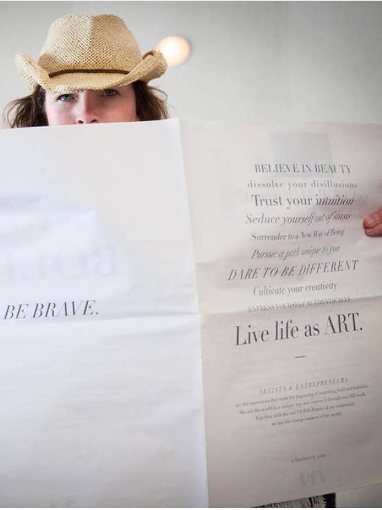 BE BRAVE dagboek voor wholesale door Bella Cucina Artful Living