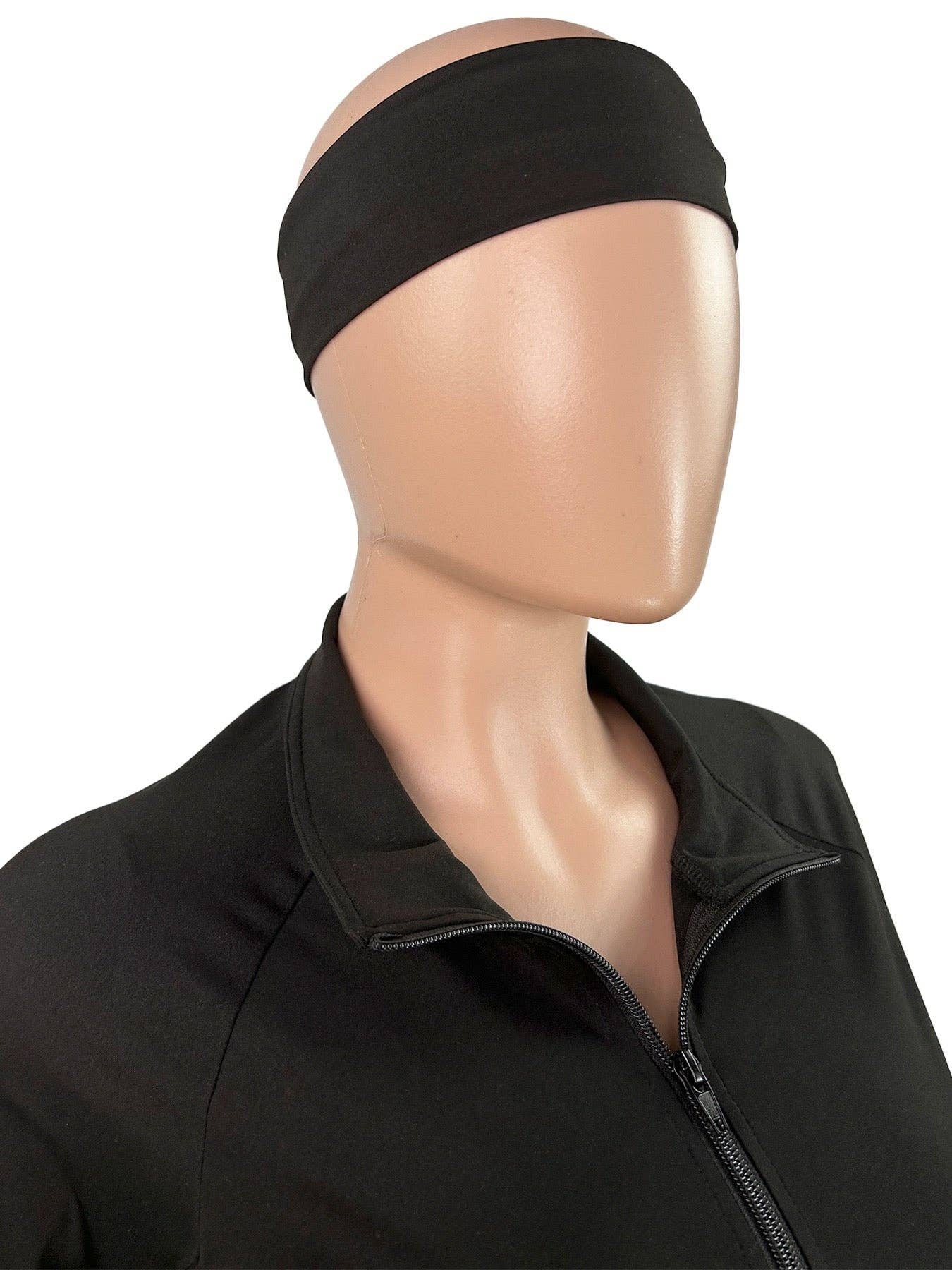 MB Fashion Wholesale - Wholesale Activewear Set - Women's - MB FASHION Three-Piece Activewear Zip-Up Set with Headband 50883