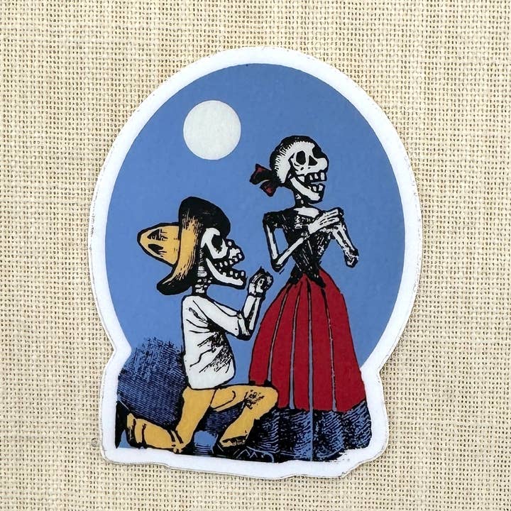 Skelly Proposal-klistermærke, USA for engroshandel hos Tesoros Trading Company