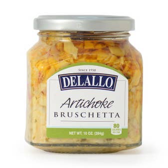 Delallo - Vente Légumes marinés - Bruschetta aux artichauts (10 oz)0