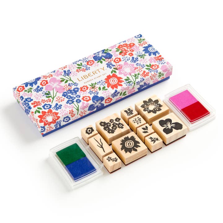Chronicle Books - Wholesale Rubber/Decorative Stamp - Liberty Rubber Stamp Set