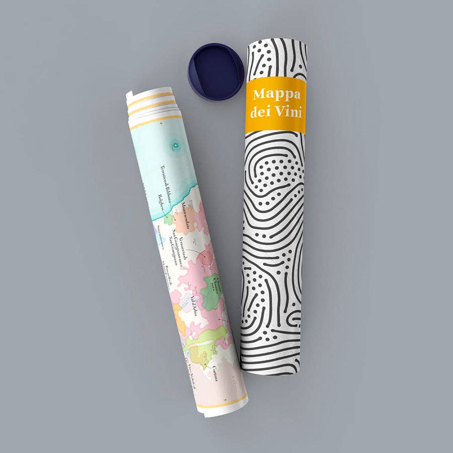 La Carte des Vins s'il vous plaît – Poster por atacado – La Carte des Vins de Toscane2