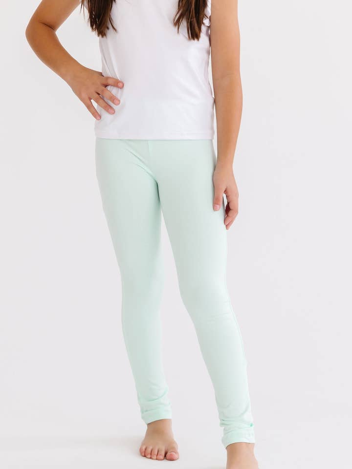 Pastel Green Leggings for wholesale by Mila & Rose