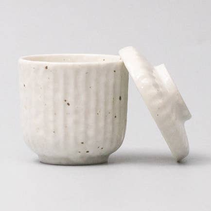 Cup Chawanmushi Fleck Lidded Jar 170ml for wholesale by Made In Japan Tableware