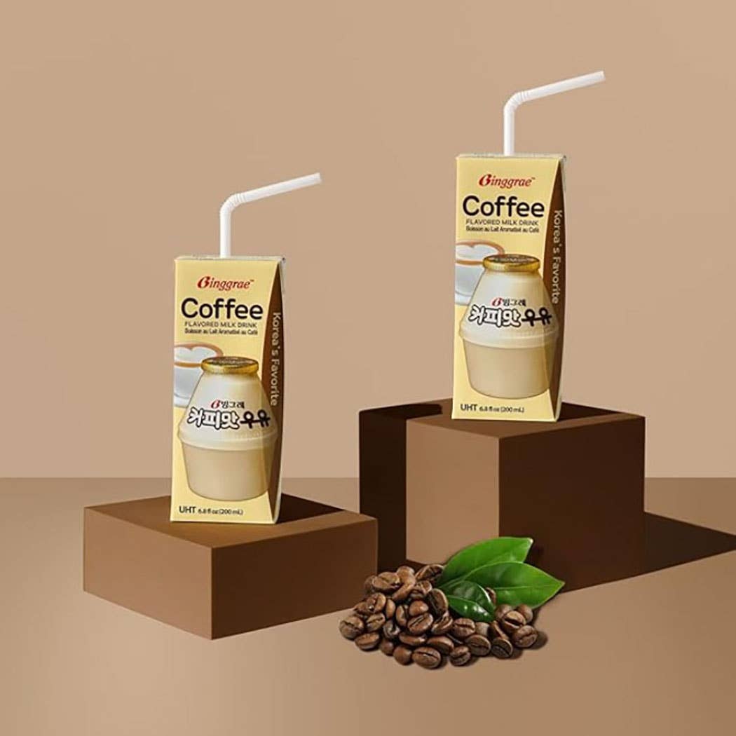 K Moitves Foods - Wholesale Non-Dairy Milk - Binggrae Korea’s #1 Flavored Milk-6.8oz (4x6, 24 Packs)10