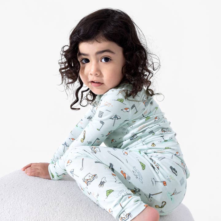 Golf-Bambus-Kinderpyjamas für den Großhandel von Bellabu Bear