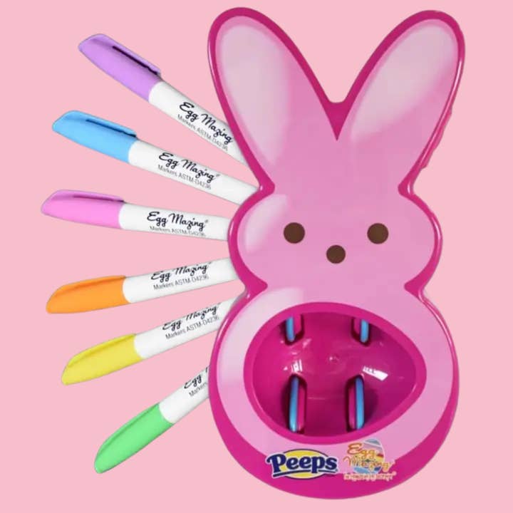 Hey Buddy Hey Pal - Wholesale DIY Craft Kit - Kids - Eggmazing Egg Decorator - Pink Peeps Bunny - Easter Gift