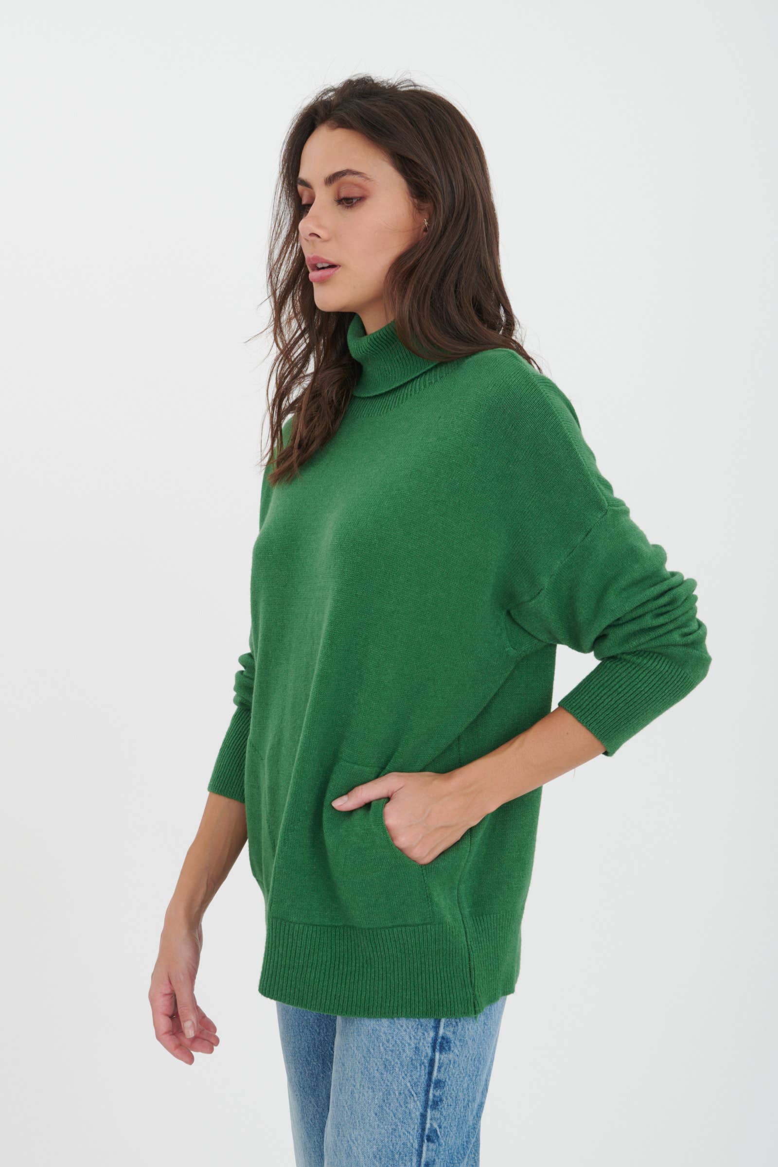 ORNELLA PARIS - Wholesale Pullover-trui - Dames - Effen coltrui LEL-P003026