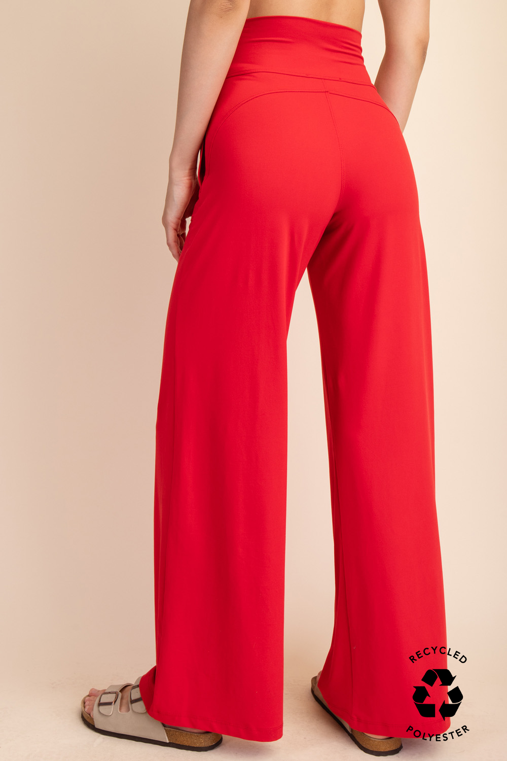 Rae Mode - Wholesale Pants - Women's - RECYCLED BUTTER V WAIST WIDE PANT37