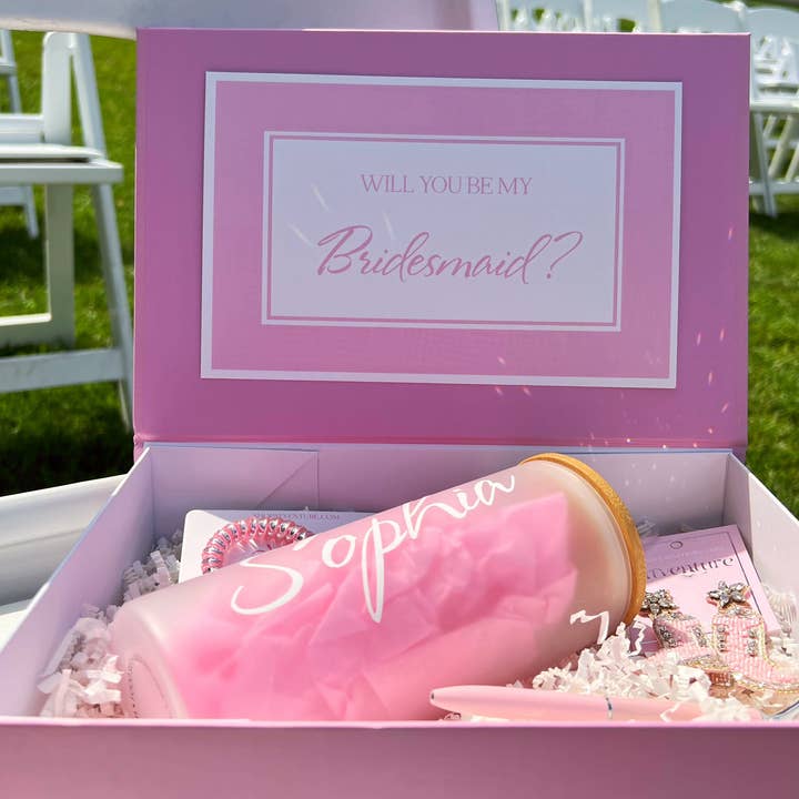 Atventure - Wholesale Gift Bag - Blush Pink Bridesmaid Proposal Box3