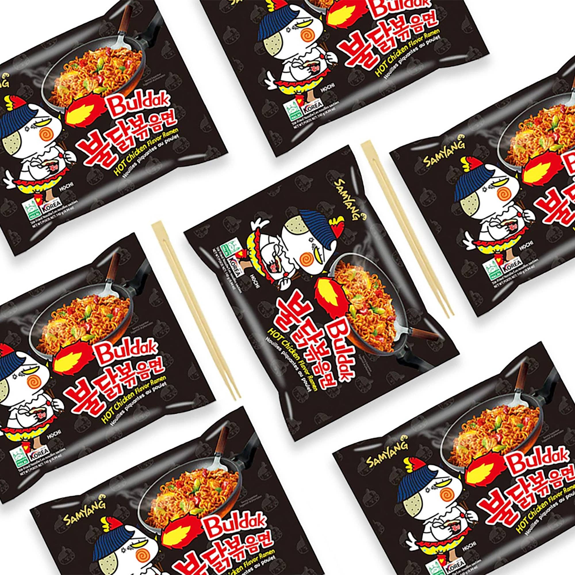 K Moitves Foods - Vendita all'ingrosso Ramen - Samyang Buldak Ramen al Gusto di Pollo–140g (Confezione da 5)2